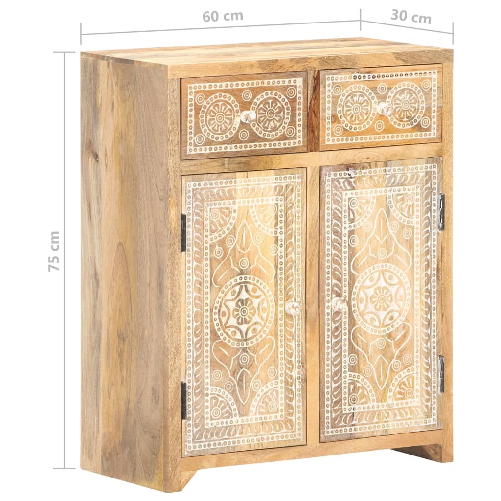 Sideboard 60x30x75 cm Solid Mango Wood